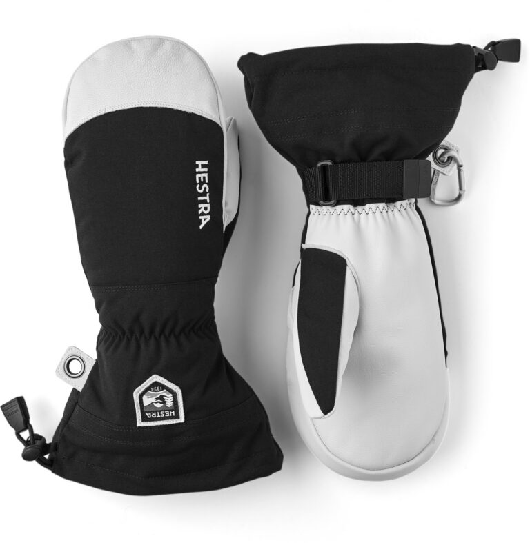 Hestra Army Leather Heli Ski mitten black