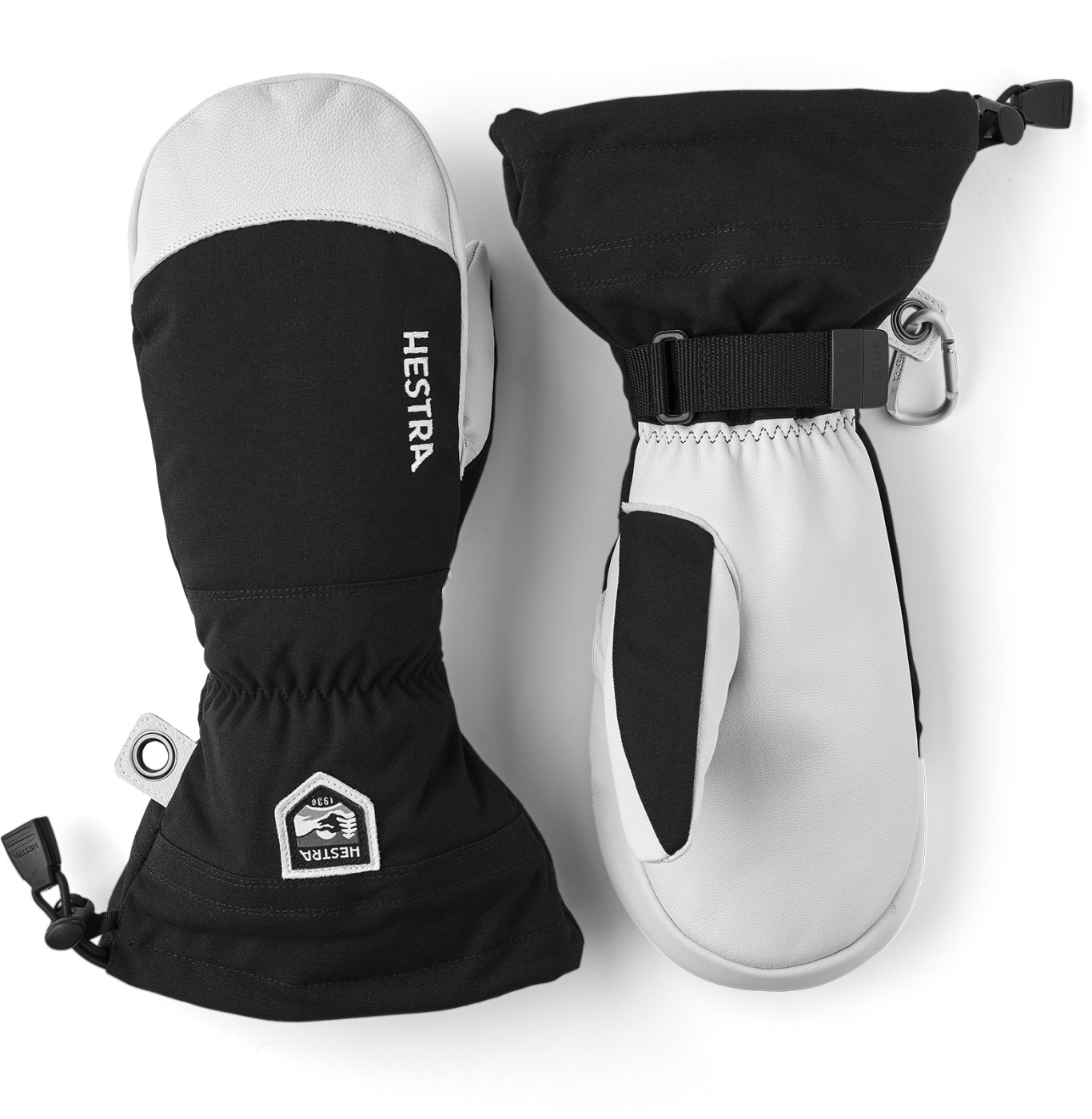 Hestra Army Leather Heli Ski mitten black