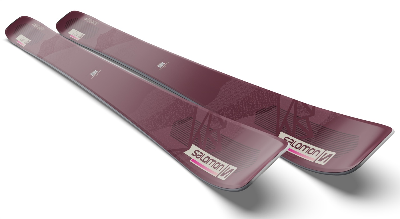 Salomon QST Lux 92 flat Bordeau / Pink