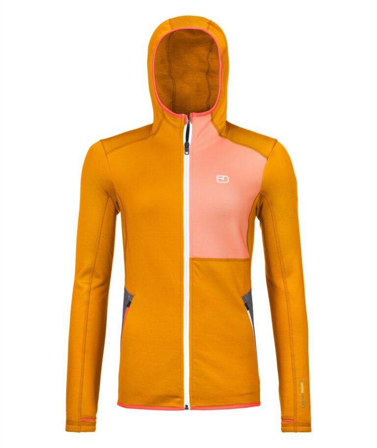 Ortovox Fleece Hoody W autumn leaves