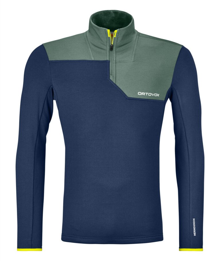 Ortovox Fleece Light Zip Neck M deep ocean