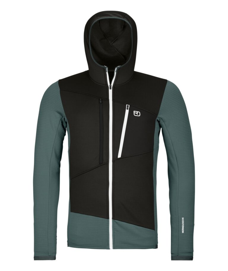 Ortovox Fleece Grid Hoody M dark arctic grey