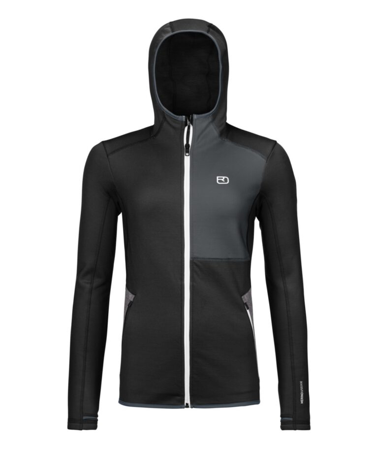 Ortovox Fleece Hoody W black raven
