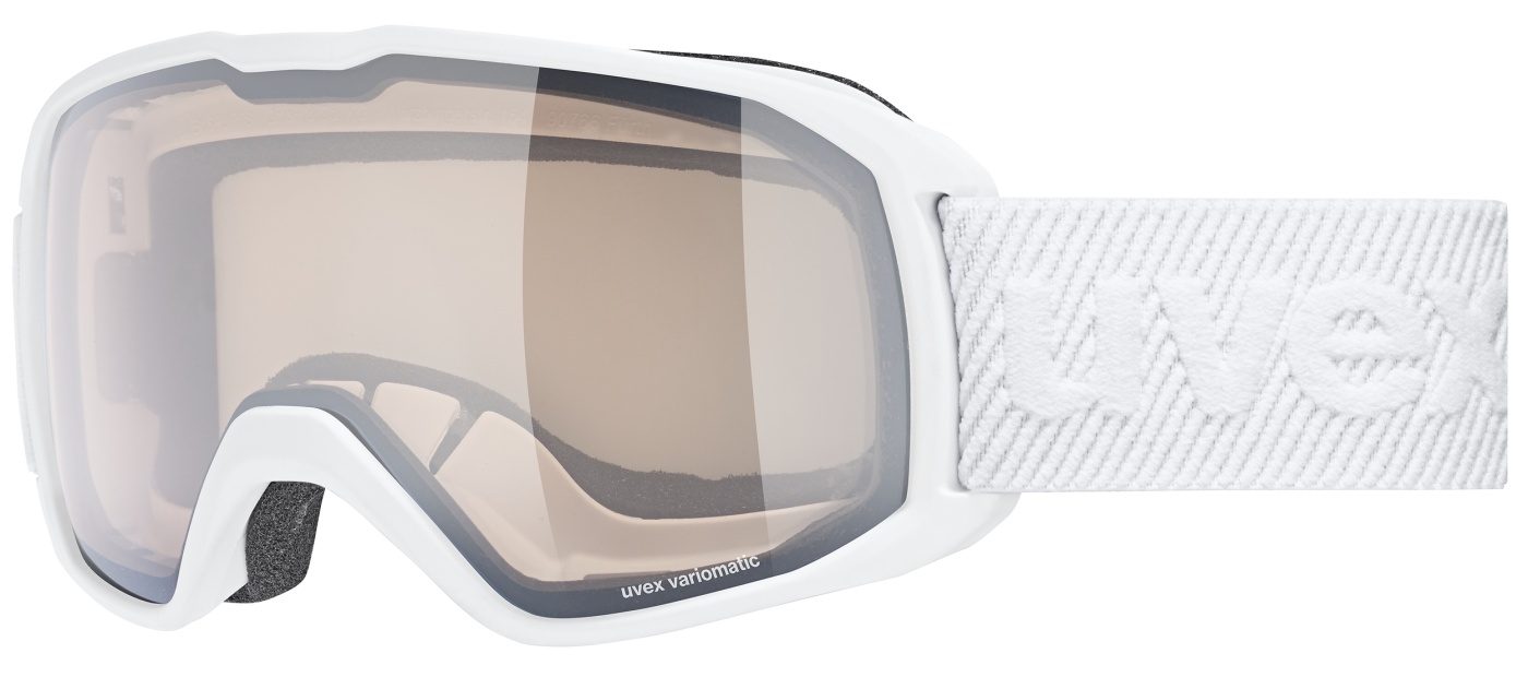 Uvex xcitd V white mat/silver-clear
