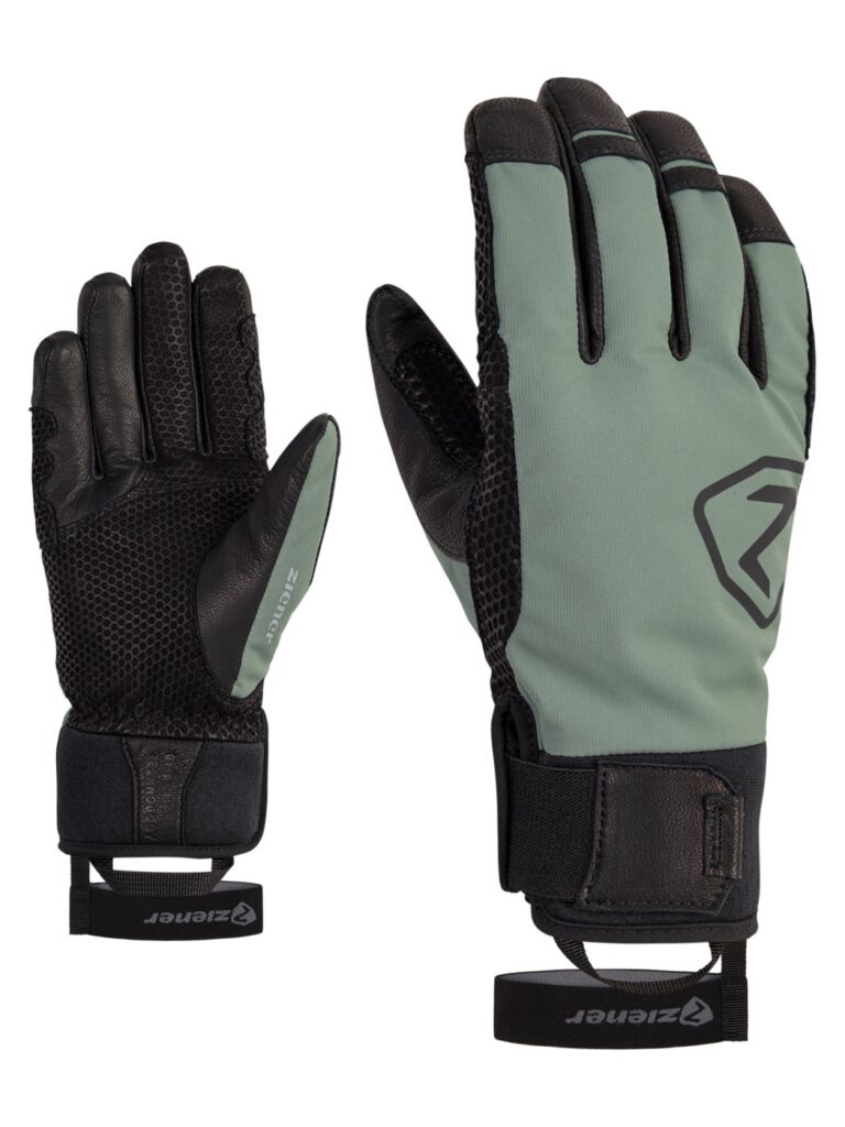 Ziener Gaspar AS PR glove ski alpine green mud