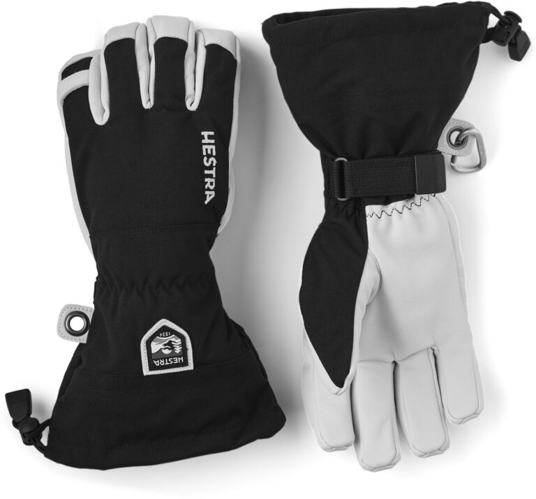 Hestra Army Leather Heli Ski 5 finger black