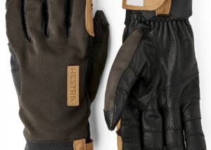 Hestra Ergo Grip Active Wool Terry 5-Finger dark forest black