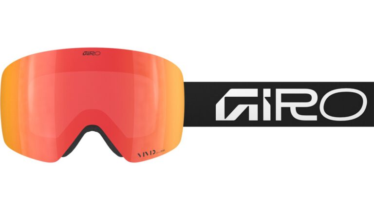 Giro Contour wordmark black/white vivid ember/infrared