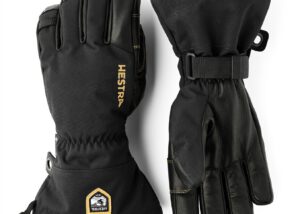 Hestra Army Leather Gore-Tex 5 finger black/black